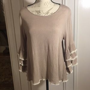 3 Tiered bell sleeve top